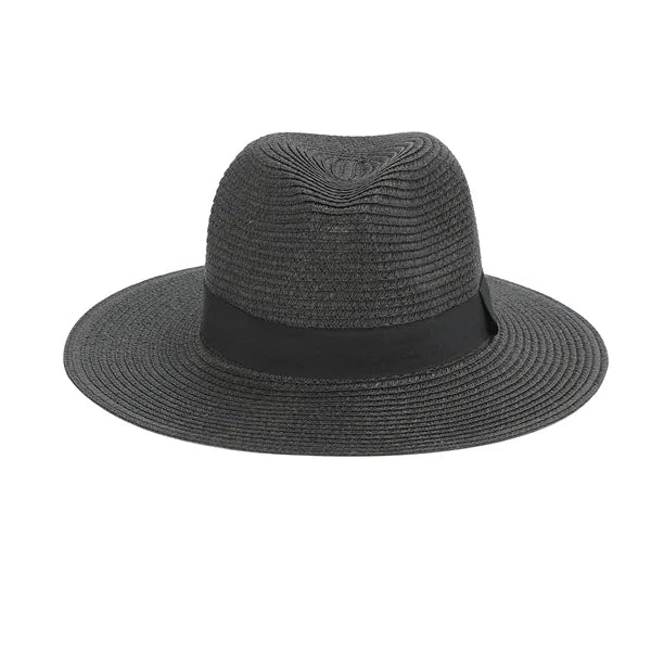 Wide Brim Straw Panama Hat For Women