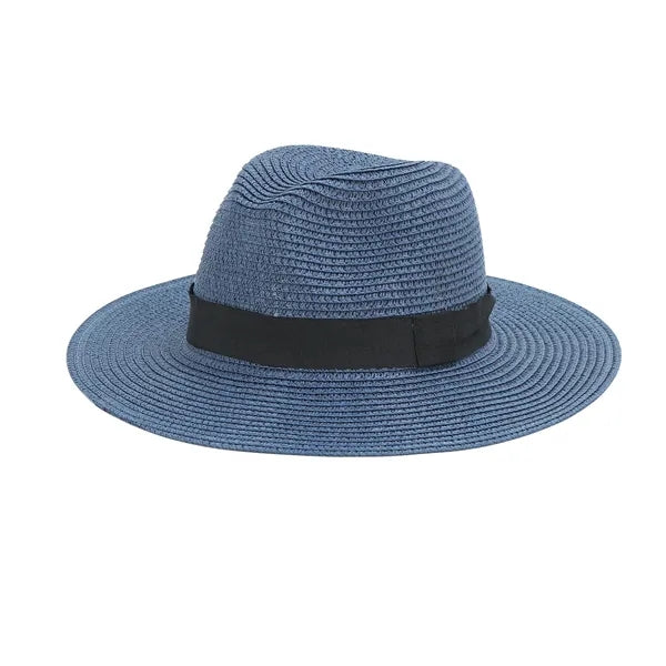 Wide Brim Straw Panama Hat For Women