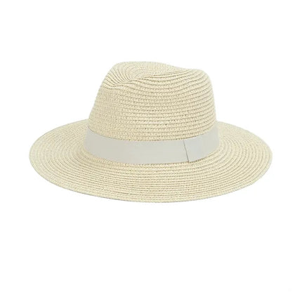 Wide Brim Straw Panama Hat For Women