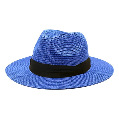 Wide Brim Straw Panama Hat For Women