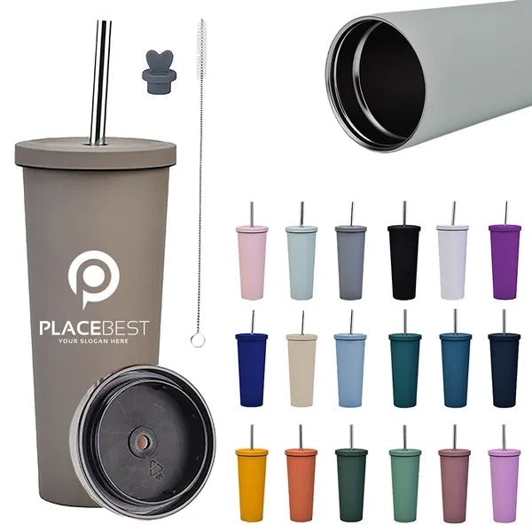 28 oz. Insulated Tumbler Cup with Straw