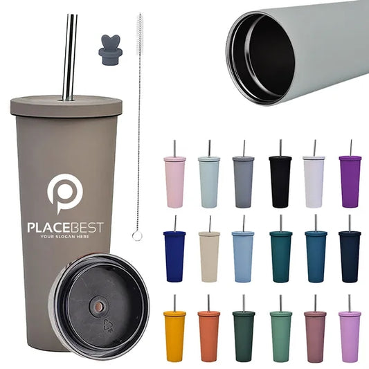 28 oz. Insulated Tumbler Cup with Straw