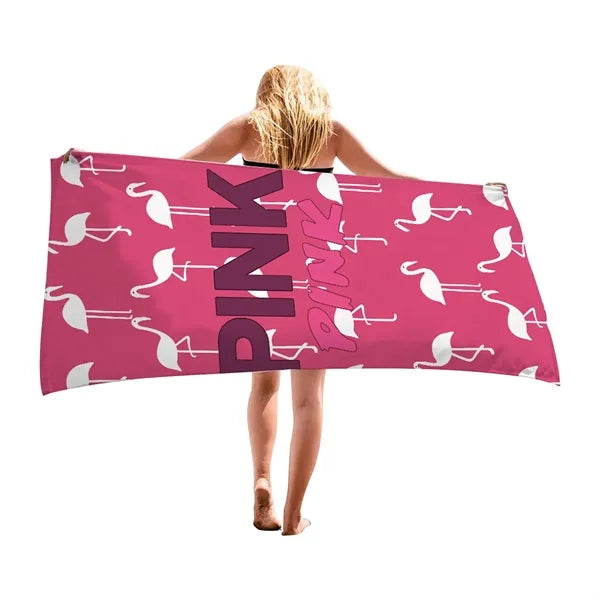 Sublimation Jumbo Beach Towel 71"L x 35"W