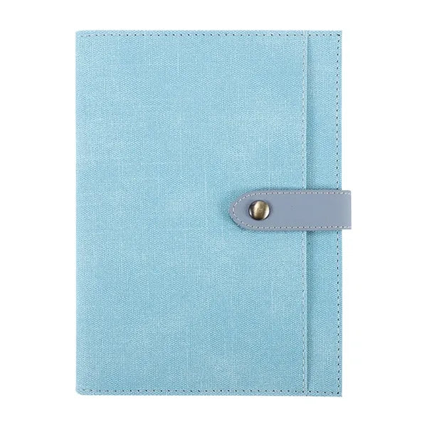 Hardcover Notebook With Pen Loop And Pockets