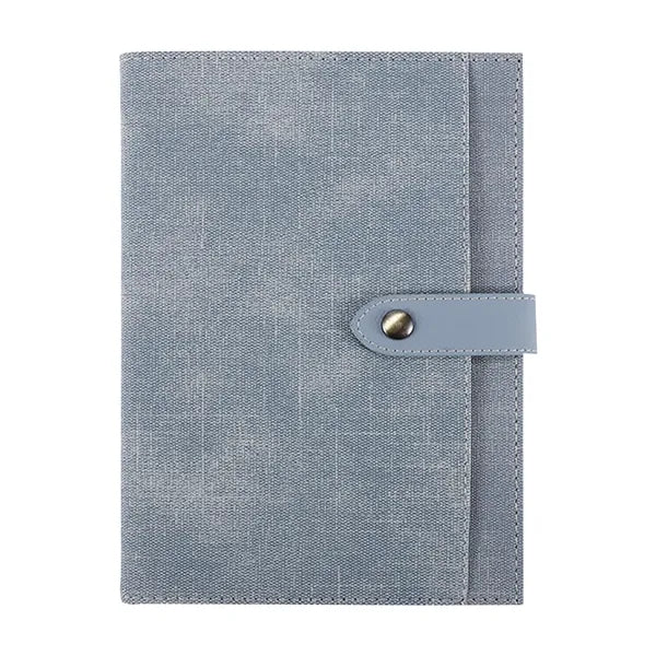 Hardcover Notebook With Pen Loop And Pockets