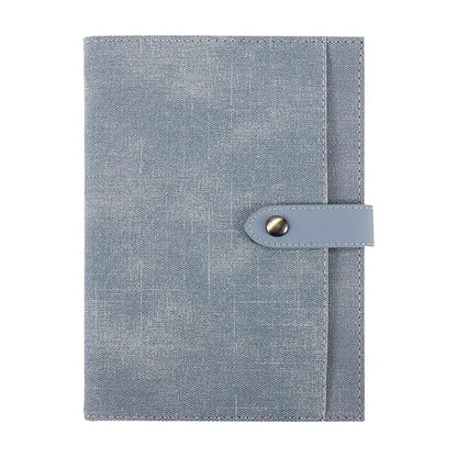 Hardcover Notebook With Pen Loop And Pockets