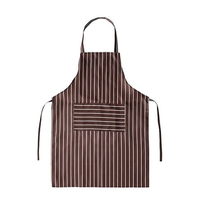 Striped Apron with Two Pockets