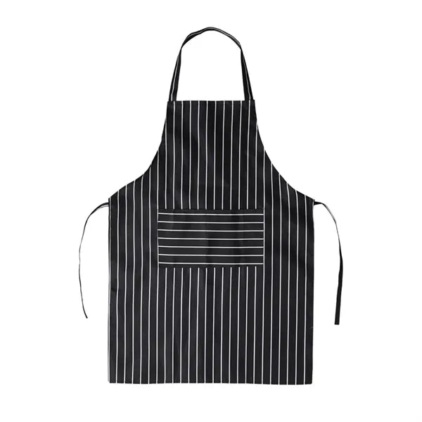 Striped Apron with Two Pockets