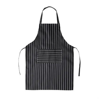 Striped Apron with Two Pockets