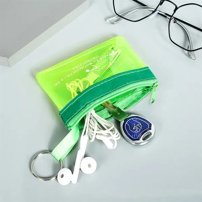 Mini Zippered PVC Pouch