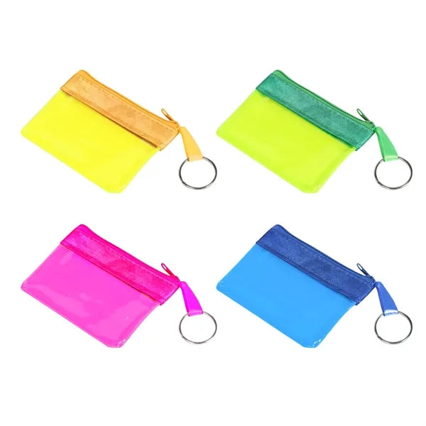 Mini Zippered PVC Pouch