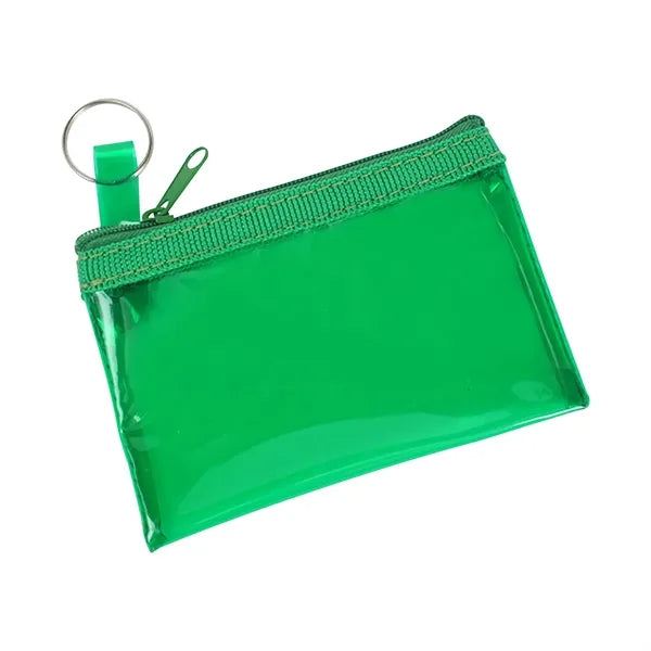 Mini Zippered PVC Pouch