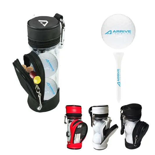 Mini Golf Ball Bag with Balls and Tees