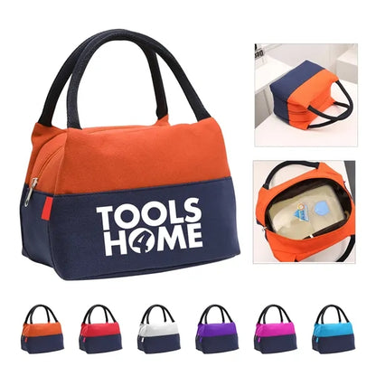 Waterproof Canvas Lunch Tote Bag