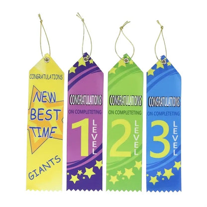 2"x6" Sublimated Polyester Award Ribbons