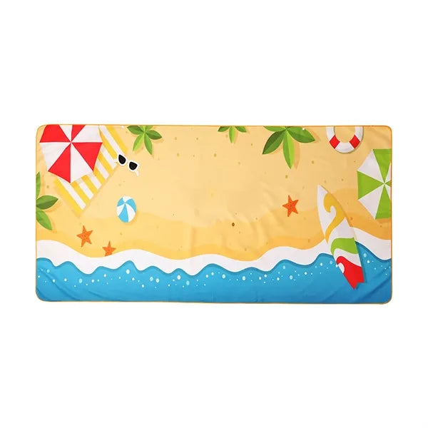 30'' x 60'' Full Color Microfiber Beach Towel