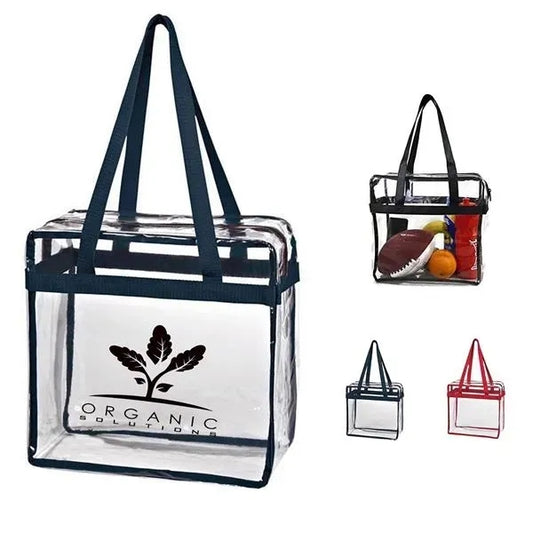 Clear Tote Bag With Zipper