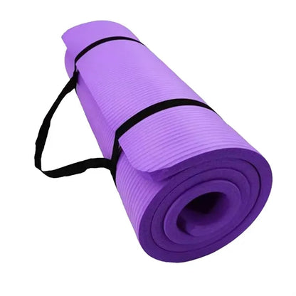 PVC Non Slip Yoga Mat With Carrying Strap