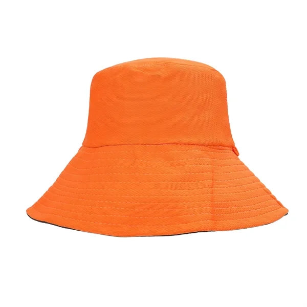 Double Sided Big Brimmed Bucket Hat