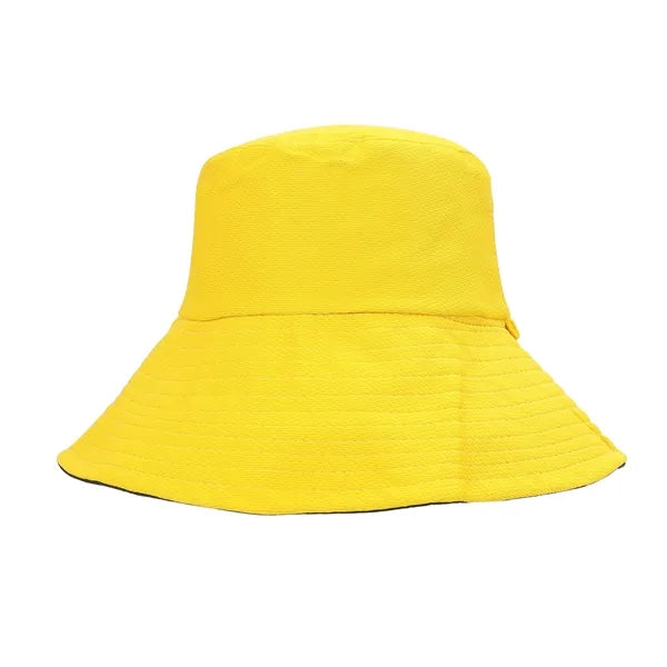 Double Sided Big Brimmed Bucket Hat