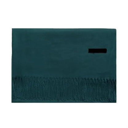 Solid Color Winter Pashmina Scarf