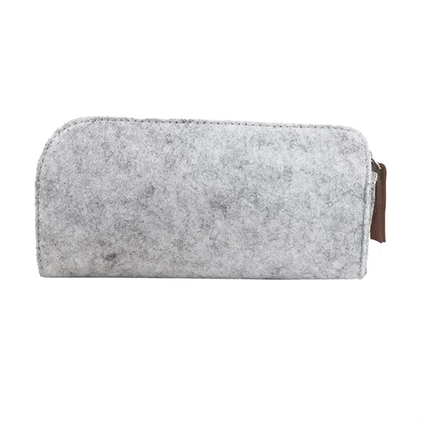 Felt Zippered Stationery Pouch