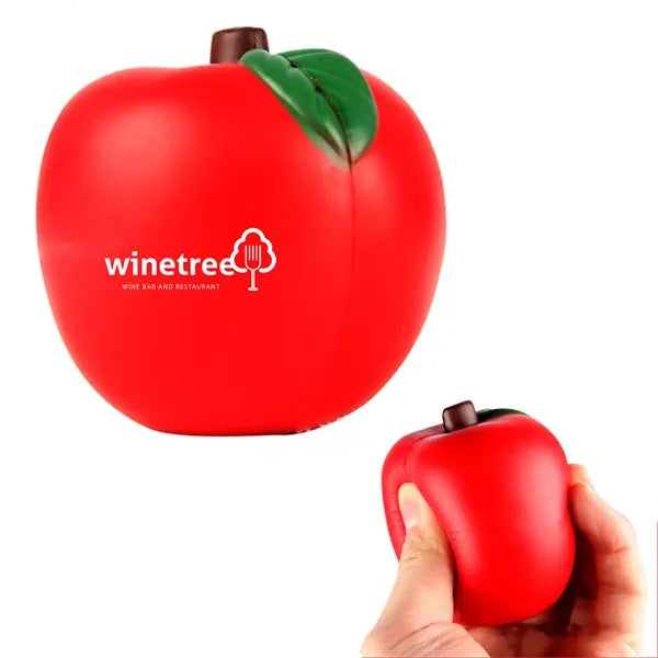 Customized Apple Shaped PU Foam Stress Ball