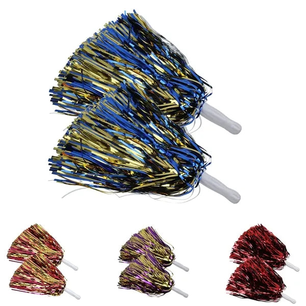 500 Streamer Solid Paddle Handle Pom Poms