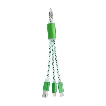 2 in 1 Keychain USB Cable for Android Phones