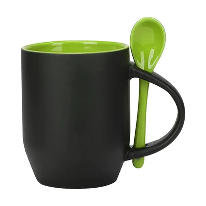 Color Changing Sublimation Ceramic Mug with Spoon