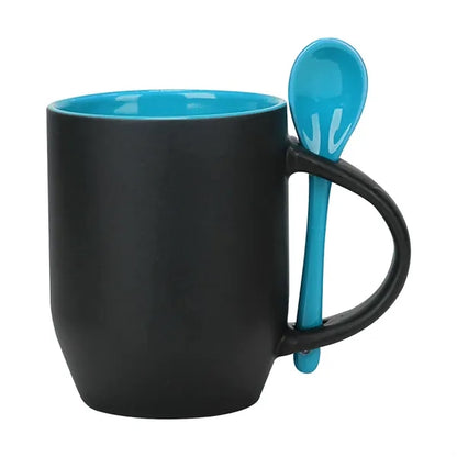 Color Changing Sublimation Ceramic Mug with Spoon