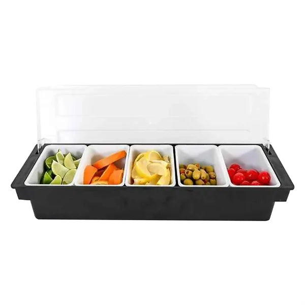 Six Grids Bar Condiment Caddy