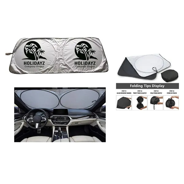 59"x27" Large Folding Car Sunshade