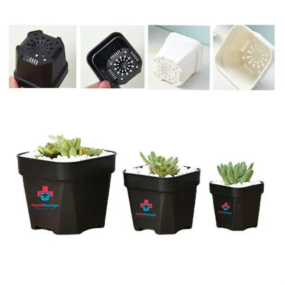 9cm Thickened Plastic Mini Plant Pot