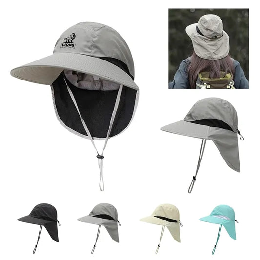 Quick Dry Bucket Hat W/ Neck Flap