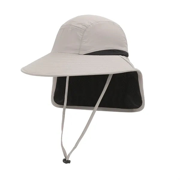 Quick Dry Bucket Hat W/ Neck Flap