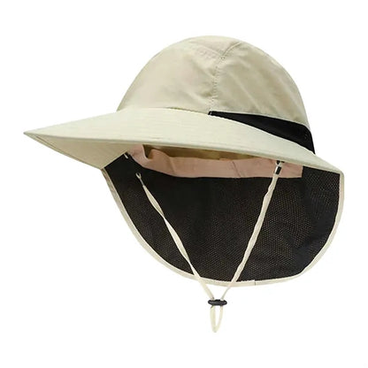 Quick Dry Bucket Hat W/ Neck Flap