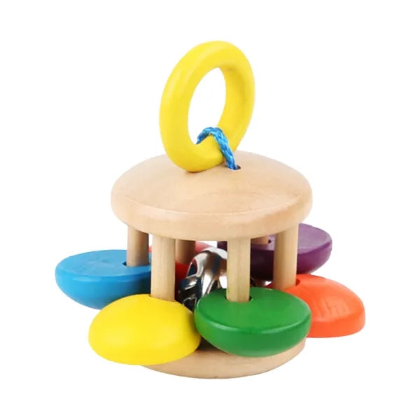 Wooden Baby Rattle Toy
