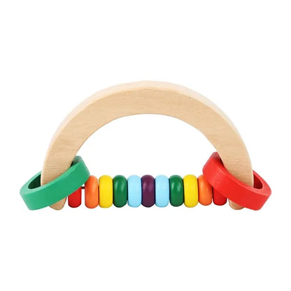 Wooden Baby Rattle Toy