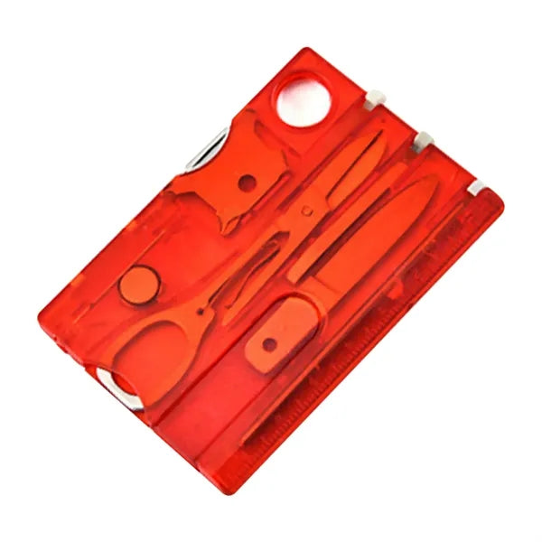 12 in  Pocket Multifunctional Survival Card Tools