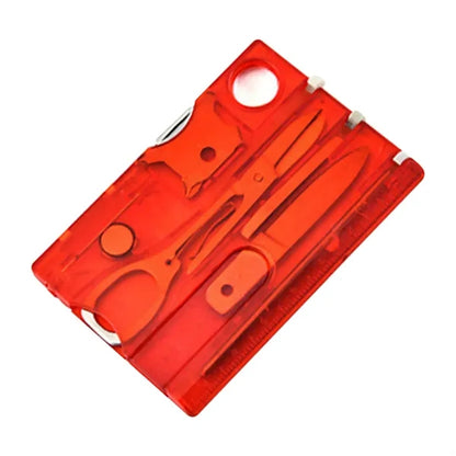 12 in  Pocket Multifunctional Survival Card Tools