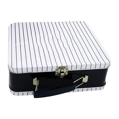 7.7"x6"  Retro Metal Lunch Box with Handle