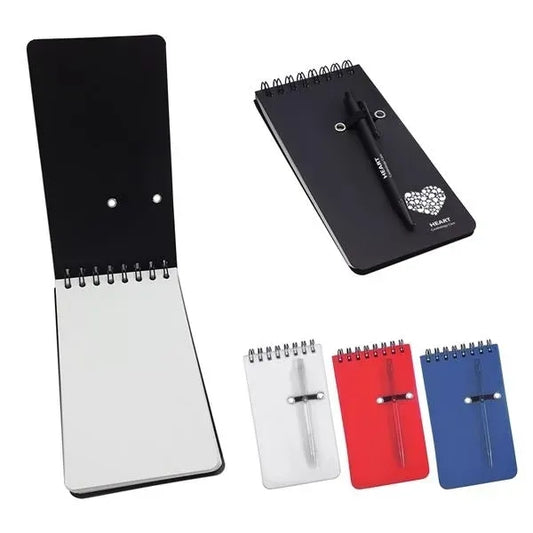 Mini PP Cover Spiral Note & Pen Set