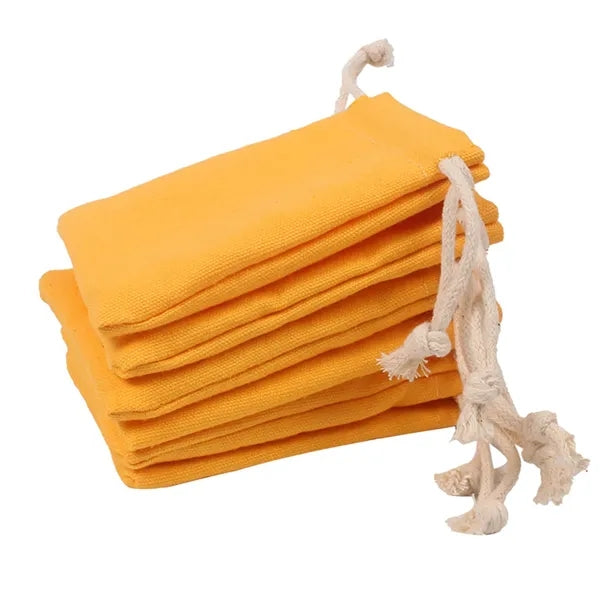 Cotton Gift Drawstring Pouch