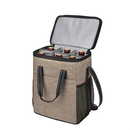 Bottle Pockets Wine Tote