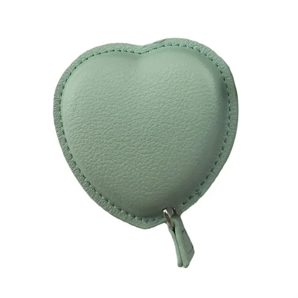 Mini Heart Shaped Leather Tape Measure
