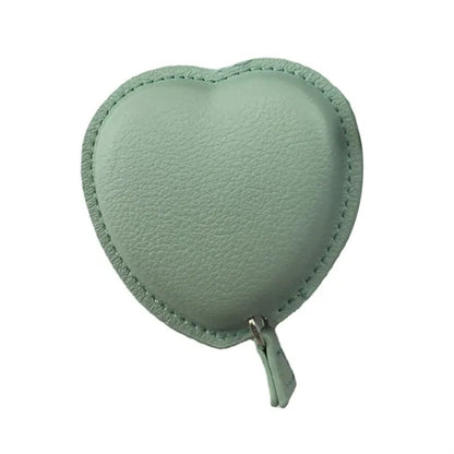 Mini Heart Shaped Leather Tape Measure