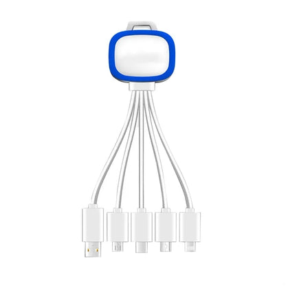 Light Up 5 In 1 Usb Charging Cable