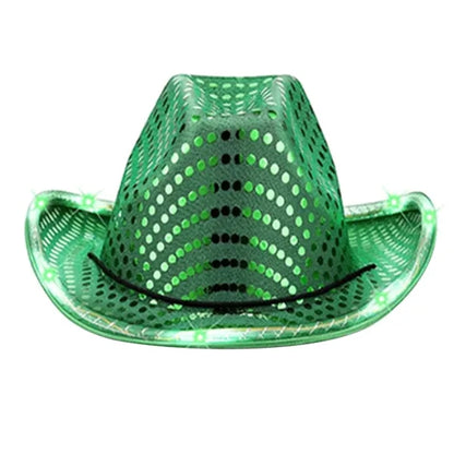Sequin LED Cowboy Hat