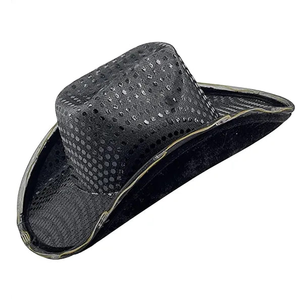 Sequin LED Cowboy Hat